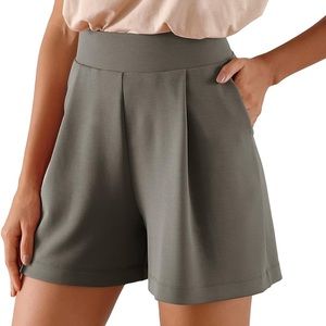 Soft wide leg shorts